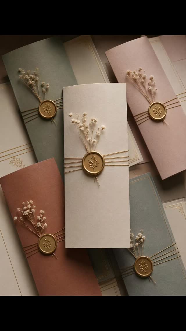 Timeless Floral Invitation Concept