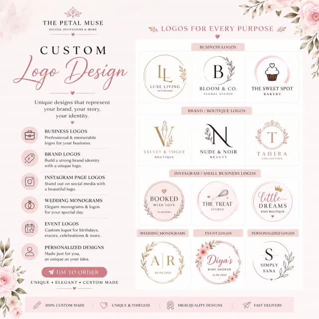 Personalized Logo & Monogram Design