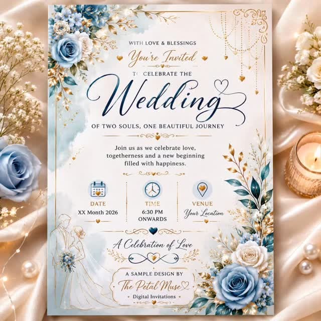 Elegant Wedding Invitation Sample